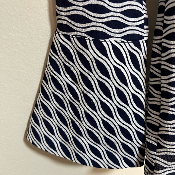 NWOT Michael Kors Blue Blouse M - Picture 6 of 7